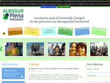 Tablet Screenshot of albasur.org
